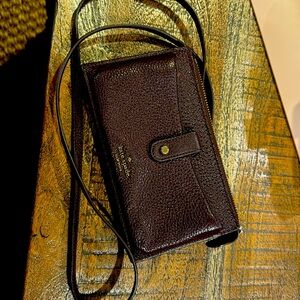 Kate Spade Marroon Crossbody Wallet